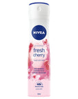 Nivea Fresh Cherry Women's Deodorant Spray - 48 Hour Anti-Perspirant Protection Nivea Fresh Cherry Deodorant Spray - 48hr Anti-Perspirant Deodorant Spray, Nivea Fresh Cherry, Women's Deodorant, 48-hour Anti-perspirant, Long-lasting Freshness, Cherry Fragrance, Dermatologically Tested, Suitable for All Skin Types, Anti-perspirant Deodorant, Women's Hygiene, Personal Care, Freshness for Women, Confidence Boost, Body Care, Hygiene Products
