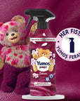 Yumoş Sakura Fabric and Home Fragrance Spray - Dermatologically Tested, Alcohol-Free, 15.22 fl oz Yumoş Sakura Fabric Spray - Fresh Home Fragrance fabric spray, home fragrance, Sakura scent, non-alcoholic fragrance, dermatologically tested spray, freshening spray for home and textiles, home care, fragrance spray, Yumoş, easy home fragrance, refreshing spray, floral scent, upholstery freshener, curtain freshener, carpet freshener