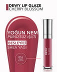 Flormar Dewy Lip Glaze: Hydrating, Non-Sticky, and Shiny Lip Gloss - Cherry Blossom Shade for Smooth, Lasting Shine Flormar Dewy Lip Glaze: Hydrating, Shiny Lip Gloss - Cherry Blossom lip gloss, dewy lip glaze, shea butter lip gloss, non-sticky lip gloss, shiny lip gloss, Flormar lip gloss, hydrating lip gloss, cherry blossom lip gloss, lip care, moisturizing lip gloss, smooth lips, glossy lips, cosmetic, beauty, lip makeup, non sticky, long lasting, hydration, lip shine, shimmer finish, metallic finish, gi