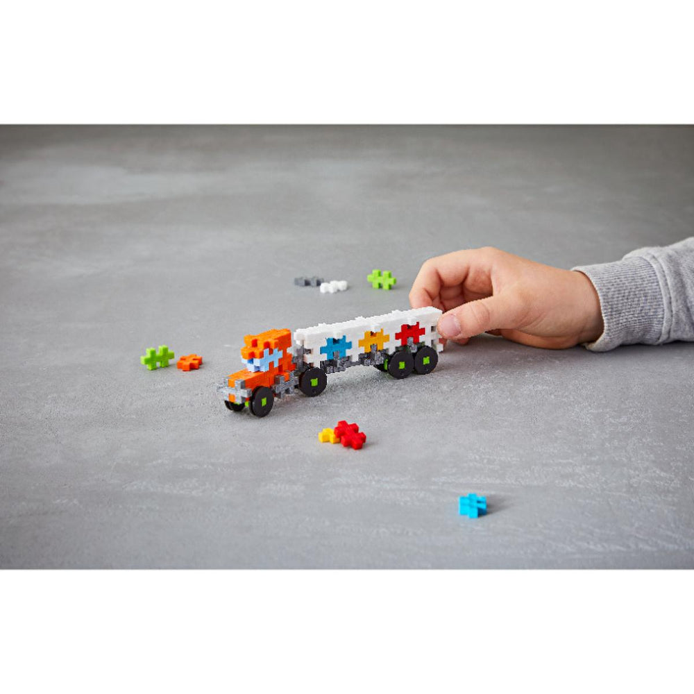 Plus-Plus Construction Toy, 100 Piece Tube - Danish Made Educational Building Blocks for Kids - view 3