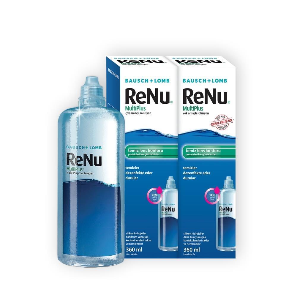 ReNu MultiPlus Contact Lens Solution Twin Pack 2x360ml