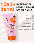Olalab Brightening & Tone Evening SPF 50+ Pink Sunscreen 50 ml