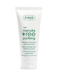 Ziaja Manuka Exfoliating Peeling Mask - Natural, Vegan Skincare for Oily Skin - 2.54 fl oz Ziaja Manuka Peeling Mask - Natural Vegan Skincare Manuka peeling, Exfoliating mask, Natural skincare, Vegan skincare products, Deep cleansing peeling mask, Oily skin solutions, Combination skin care, Eco-friendly skincare, Cruelty-free products, Skincare for imperfections, Blackhead prevention, Renewing skincare, Tightening skincare, 99% natural origin ingredients, Vegan formula, Ziaja skincare