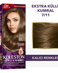 Wella Koleston Intense 7/11 Ash Blonde Hair Dye: 100% Gray Coverage, Long Lasting Color, Argan Oil for Intense Shine Wella Koleston Ash Blonde Hair Dye: Gray Coverage & Shine hair dye, permanent hair color, grey coverage hair dye, long lasting hair color, Wella Koleston, ash blonde hair dye, hair color with argan oil, intense hair color, hair dye for grey hair, hair color, hair coloring, gray coverage, long-lasting color, argan oil, hair care, beauty, personal care, hair treatment, hair dye for women, hair