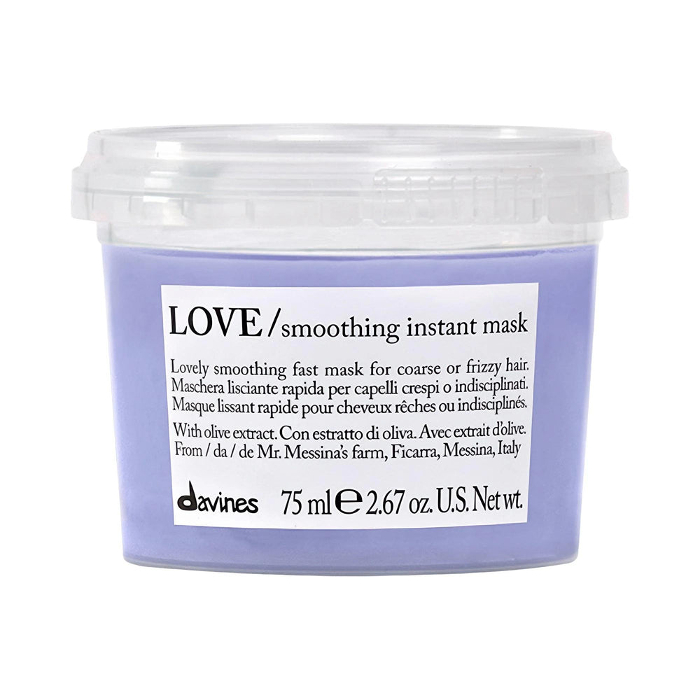 LOVE Smoothing Instant Hair Mask for Frizzy Hair - Vegan, Sulfate-Free, 30-Second Processing LOVE Smoothing Hair Mask - Vegan & Sulfate-Free smoothing hair mask, anti-frizz hair treatment, vegan hair care, sulfate-free hair mask, quick hair smoothing, hair care for frizzy hair, instant hair mask, nourishing hair treatment, moisturizing hair mask, frizz control, hair smoothing, vegan beauty products, sulfate-free hair care, hair masks for coarse hair, hair masks for curly hair