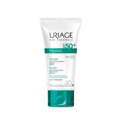 Uriage Hyseac Fluide Spf50+ Sunscreen for Oily Skin - Matte Finish, Non-Greasy, SPF50+ Protection Uriage Hyseac Fluide Spf50+ Sunscreen for Oily Skin - SPF50+ Matte Finish SPF50+ sunscreen, oily skin sunscreen, combination skin sunscreen, non-comedogenic sunscreen, hypoallergenic sunscreen, matte finish sunscreen, sebum control sunscreen, Uriage, Hyseac Fluide Spf50+, sunscreen for oily skin, sunscreen for combination skin, lightweight sunscreen, non-greasy sunscreen, daily sun protection, sun care, skincar