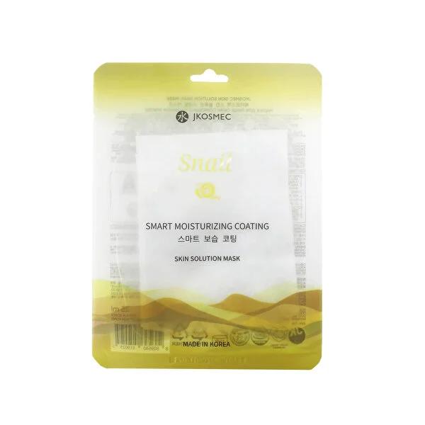 JKosmec Snail Face Mask - Hydrating, Anti-Aging Sheet Mask for Dry Skin, Natural Skincare Solution JKosmec Snail Face Mask - Hydrate & Nourish Dry Skin snail face mask, hydrating face mask, natural skincare, sheet mask, anti-aging face mask, dry skin solution, skincare routine, snail secretion filtrate, Centella Asiatica Extract, Glycyrrhiza Glabra (Licorice) Root Extract, Camellia Sinensis Leaf Extract, Rosmarinus Officinalis (Rosemary) Leaf Extract, face mask for dry skin, natural face mask, hydration, no