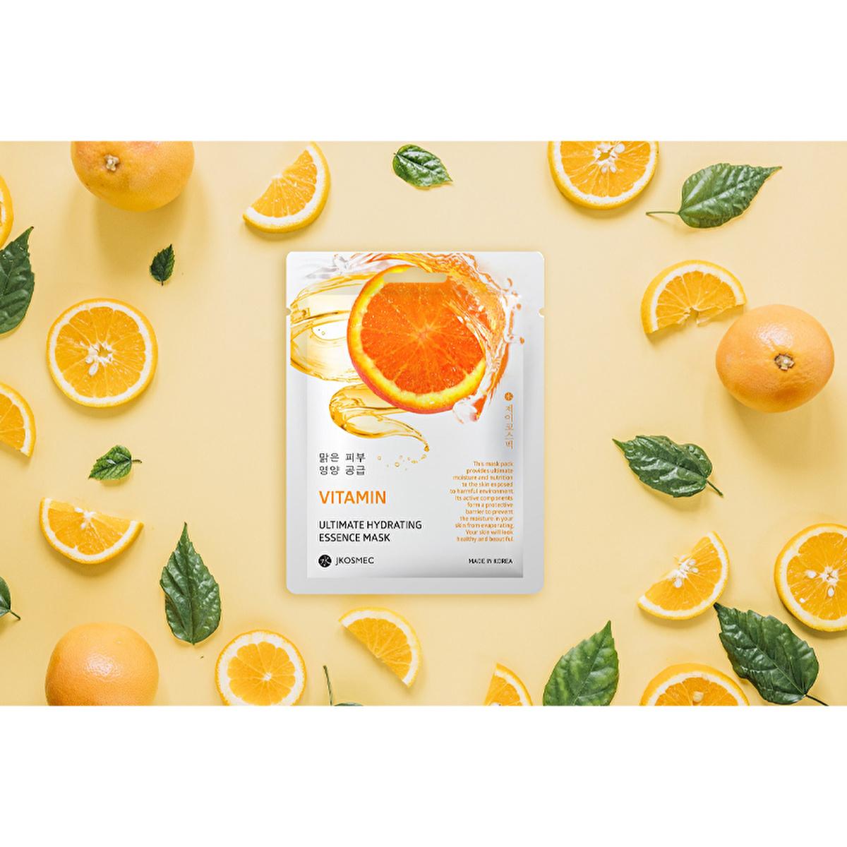 JKosmec Hydrating Vitamin Korean Face Mask - 25ml, Nourishing & Brightening Complexion JKosmec Hydrating Vitamin Face Mask - Nourishing & Brightening hydrating face mask, vitamin face mask, Korean face mask, skin hydration, face mask for brighter skin, nourishing face mask, skincare routine, dry skin solution, dehydrated skin treatment, vitamin complex, long-lasting hydration, easy skincare, travel-friendly skincare