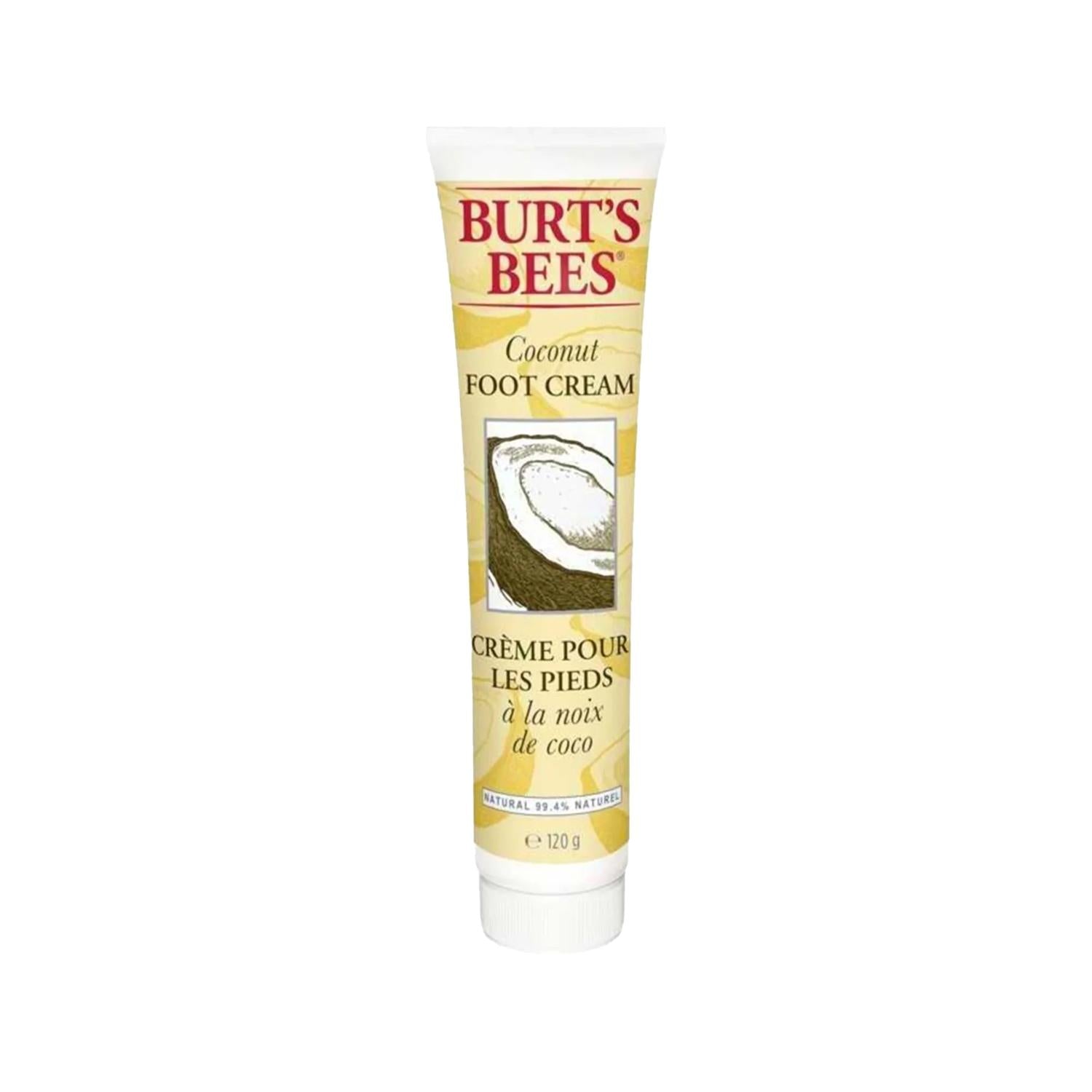 Burt's Bees Coconut Foot Cream - Moisturizing Natural Foot Care for Dry Skin - 120g Burt's Bees Coconut Foot Cream for Dry Skin Burt's Bees Foot Cream, Coconut Foot Cream, Natural Foot Care, Moisturizing Foot Cream, Dry Skin Foot Care, Foot Moisturizer, Natural Skincare, Coconut Oil Benefits, Foot Care Routine, Dry Heel Repair, Soft Feet, Natural Ingredients, Skincare Essentials