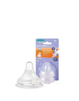 Lansinoh Natural Wave Baby Bottle Nipple - Medium Flow, BPA-Free Silicone, 2 Count - image 3