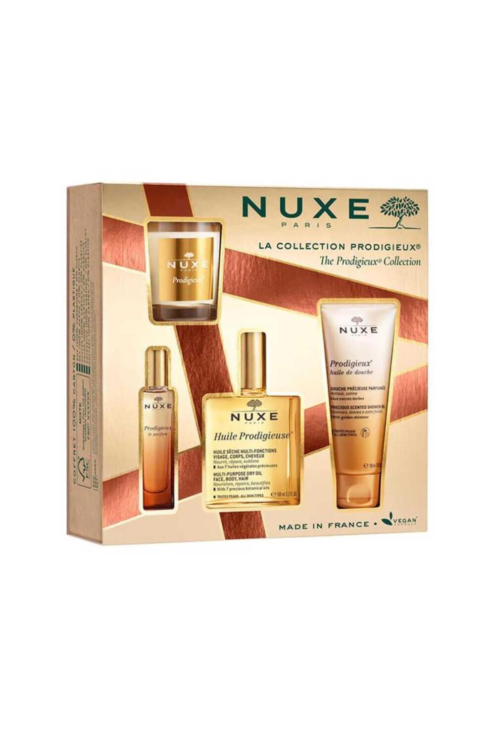 Nuxe Luxury Beauty Gift Set - Nuxe Prodigeux Le Parfüm, Huile Prodigeux, and Prodigieux Shower Oil Nuxe Luxury Beauty Gift Set - Prodigeux Products Nuxe beauty set, Luxury skincare gift, Nuxe Prodigeux products, Fragrance and skincare set, High-end beauty products, Beauty gift ideas, Luxurious skincare, Premium fragrance, Skincare routine, Gift sets for her, Nuxe Huile Prodigeux, Nuxe Prodigeux Le Parfüm, Nuxe Prodigieux Shower Oil