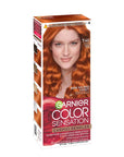 Garnier Color Sensation Hair Dye 740 Cinnamon Copper Kit