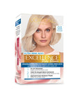 Loreal Paris Excellence Pure Blonde: Ultra Light Ash Blonde Hair Dye - 100% Gray Coverage, Hi-Lift Blonde, At-Home Hair Color Kit Loreal Pure Blonde Hair Dye: Gray Coverage & Hi-Lift Blonde hair dye, blonde hair dye, ash blonde hair dye, gray coverage hair dye, Loreal hair dye, Excellence hair dye, ultra light ash blonde hair dye, at home hair color, hair coloring kit, hair color, blonde hair, ash blonde, gray coverage, Loreal Paris, Excellence, ultra light ash blonde, at-home hair dye, hair dye kit, hair c