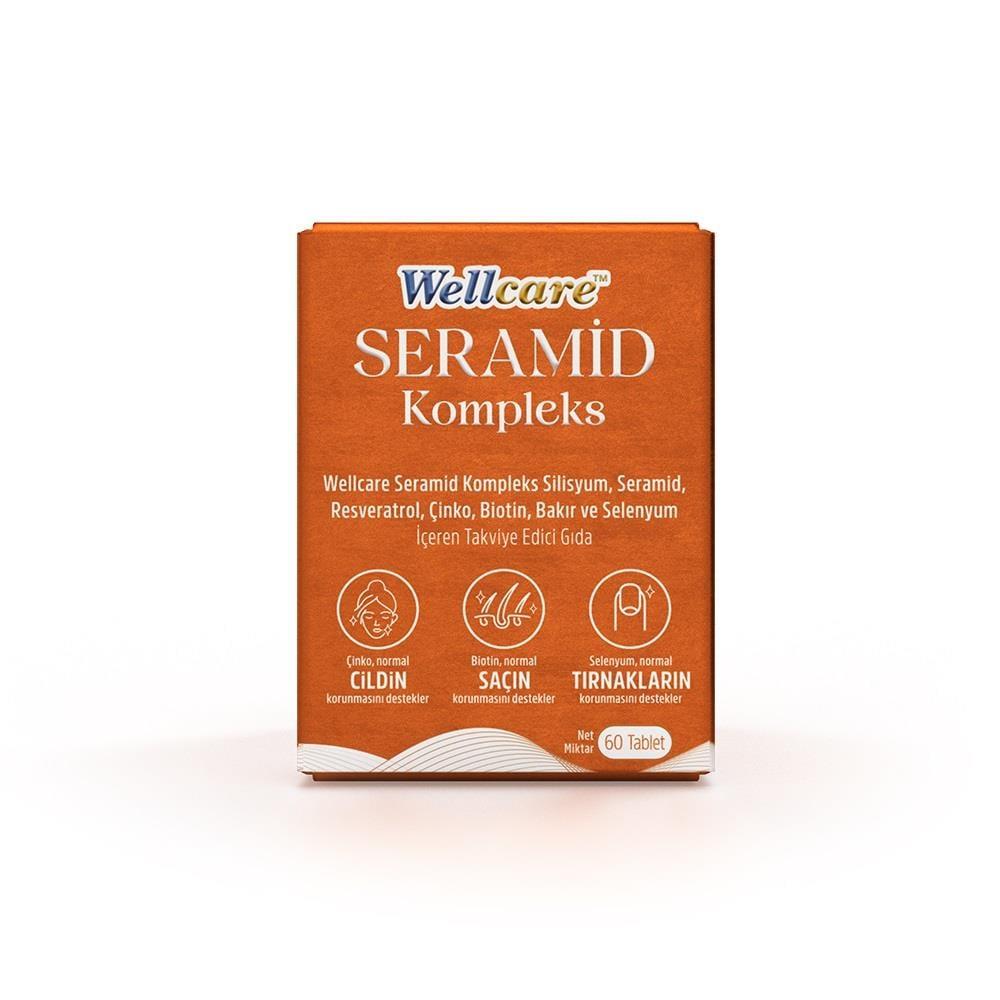 Wellcare Ceramide Complex Skin Hydration Supplement 60 Tablets