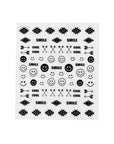 Nascita Nail Stickers - 03 for Creative Nail Art & Decoration Nascita Nail Stickers for Artistic Nail Decoration nail stickers, nail art, temporary nail decoration, nail accessories, DIY nail design, nail decoration, easy nail art, nail polish alternative, beauty products, personal care, cosmetics