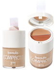 Beaulis 3-in-1 Compact Makeup - Foundation, Blush, Concealer for Natural Look - view 3