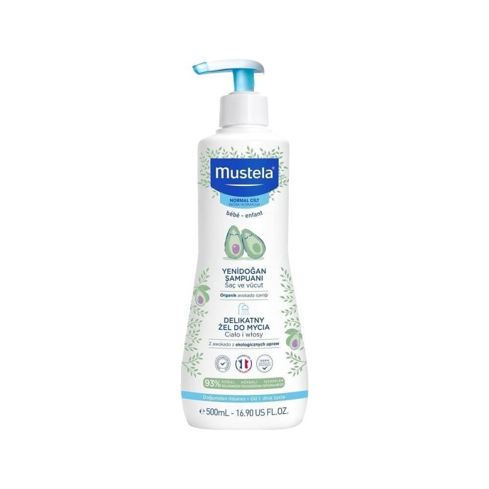 Mustela Baby Shampoo and Body Cleanser, Gentle, Soap-Free, Hypoallergenic, 16.91 fl oz Mustela Baby Shampoo - Gentle, Soap-Free, Hypoallergenic baby shampoo, newborn shampoo, gentle cleansing gel, soap-free baby shampoo, hypoallergenic baby care, baby body wash, gentle baby products, Mustela baby care, newborn baby essentials, baby skin care, hypoallergenic shampoo, dermatologically tested baby products
