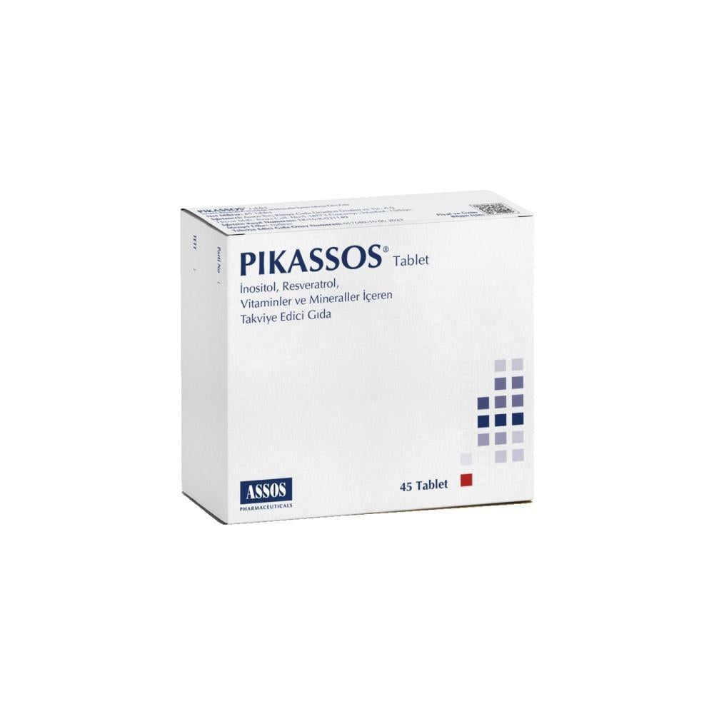 Pikassos Dietary Supplement Tablets - Inositol, Resveratrol, Zinc Picolinate, Selenium, Chromium Picolinate, Folic Acid, Vitamin D3 Pikassos Dietary Supplement Tablets - Supports Overall Health dietary supplement, nutritional supplement, vitamins and minerals, inositol, resveratrol, zinc picolinate, selenium, chromium picolinate, folic acid, vitamin D3, health and wellness, nutritional support, supplement tablets