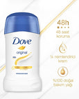 Dove Antiperspirant Deodorant Stick for Women - 48 Hour Protection, Moisturizing & Alcohol-Free - Original Scent - view 5
