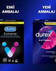 Durex Extreme Condoms - Delaying, Textured for Enhanced Pleasure - Pack of 20 Durex Extreme Condoms - Delaying & Textured for Enhanced Pleasure Durex Extreme Condoms, delaying condoms, textured condoms, extended pleasure condoms, ribbed condoms, condoms with delaying cream, condoms for enhanced pleasure, adult protection, intimate products, couples gifts, adult accessories