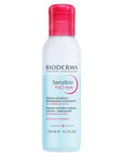 Bioderma Sensibio H2O - Gentle Micellar Eye Makeup Remover for Sensitive Eyes - Hypoallergenic & Fragrance-Free - Cleanses & Soothes (4.23 fl oz) Bioderma Eye Makeup Remover - Gentle, Hypoallergenic Cleanser eye makeup remover, sensitive eye makeup remover, micellar eye cleanser, hypoallergenic eye makeup remover, fragrance-free eye makeup remover, gentle eye makeup remover, bioderma eye makeup remover, eye cleanser for sensitive skin, alcohol free eye makeup remover, makeup remover, eye cleanser, sensitive
