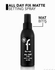 Flormar All Day Fix Mat Bitişli Makyaj Sabitleme Spreyi - Uzun Süreli Makyaj Kalıcılığı - Yağlı Ciltlere Uygun - Skin Care