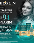 Bioxcin Keratin & Argan Hair Repair Cream - Nourishing, Anti-Hair Loss, Hypoallergenic Hair Care Bioxcin Keratin Hair Repair Cream - Nourishing & Anti-Hair Loss Keratin hair treatment, Argan oil hair care, Hair loss prevention, Hypoallergenic hair products, Paraben-free cosmetics, Repairing damaged hair, Hair repair cream, Nourishing hair care, Anti-hair loss, Hair care for sensitive scalp, Dermatologically tested hair products
