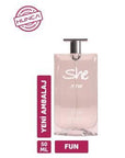 She Fun Deodorant Perfume Set for Women: Long-Lasting Fresh Scent, Alcohol & Paraben Free - 150ml Deo Spray + 50ml Perfume She Fun Deodorant Perfume Set - Long Lasting Fresh Scent deodorant perfume set, women's deodorant, women's perfume, alcohol-free deodorant, paraben-free perfume, long-lasting fragrance, fresh scent deodorant, daily deodorant perfume, fragrance set for women, she fun perfume, deodorant, perfume, fragrance, women's fragrance, body odor control, sensitive skin, alcohol free, paraben free,