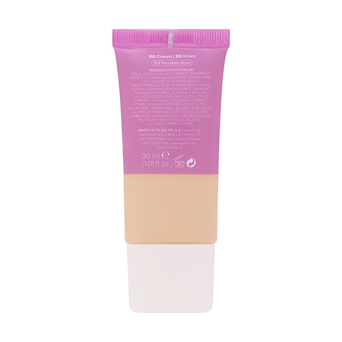 Beaulis Fun Belle Blend BB Cream - Porcelain Glow, SPF 10 Natural Coverage Beaulis BB Cream - Natural Coverage with SPF 10 BB Cream, Beaulis Fun Belle Blend, Porcelain Glow, SPF 10, Natural Coverage, Tinted Moisturizer, Everyday Makeup, Sun Protection, Lightweight Coverage, Long-Lasting Makeup, Practical Makeup Packaging, Cosmetics for Women, Skincare, Makeup Essentials