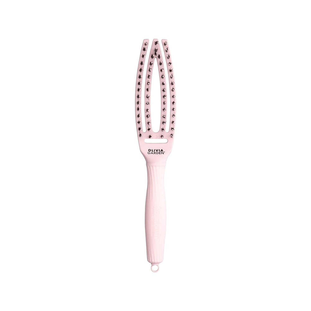 Olivia Garden Fingerbrush Care Iconic Boar Nylon Pastel Pink S - Gentle Infant Oral Care & Sensitive Teeth Solution Olivia Garden Fingerbrush - Gentle Oral Care for Infants Fingerbrush, Oral Care, Gentle Brushing, Infant Oral Care, Sensitive Teeth and Gums, Olivia Garden, Baby Oral Care, Gentle Cleaning, Soft Bristles, Pastel Pink, Size S, Boar Bristles, Nylon Bristles, Dental Care, Parenting Essentials