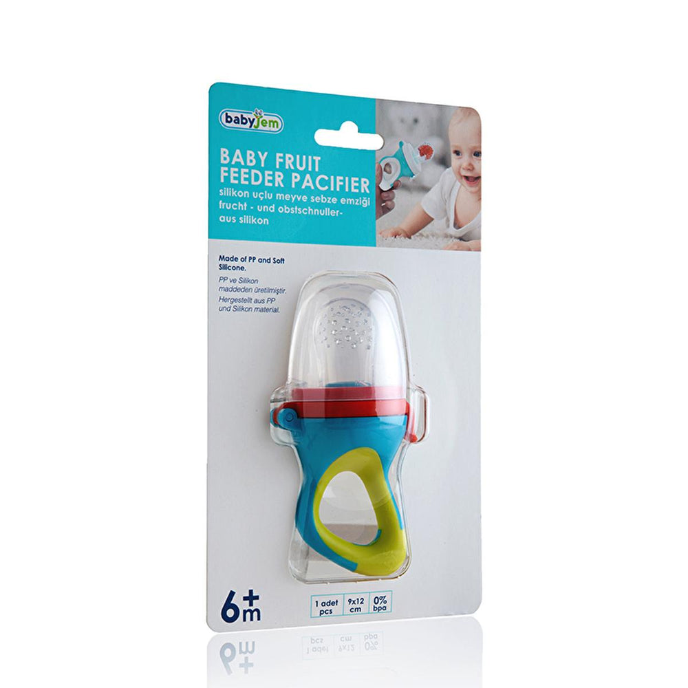 Babyjem Silicone Baby Fruit and Vegetable Teether - Safe Self-Feeding & Teething Relief for Infants 4+ Months Babyjem Silicone Teether for Safe Baby Feeding baby silicone teether, organic teething solution, baby fruit and vegetable feeder, silicone baby food feeder, baby self-feeding tool, baby feeding, teething relief, baby products, infant feeding, silicone baby products
