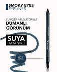 Flormar Smoky Eyes Waterproof Matte Eyeliner - Deep Khaki, Long-Lasting, Intense Pigment - view 3