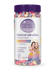 Sesu Boncuk Sir Ağda - Hypoallergenic Bubble Gum Scented Hair Removal Wax for Sensitive Skin Sesu Boncuk Sir Ağda - Hypoallergenic Hair Removal Wax Hair removal wax, Sensitive skin wax, Hypoallergenic wax, Bubblegum scented wax, Strip-free waxing, Hair removal for sensitive skin, Smooth skin, Long-lasting hair removal, At-home waxing, Dermatologically tested, Painless hair removal, Bubble Gum fragrance