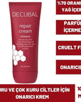 Decubal Extra Nourishing Repair Cream for Very Dry & Damaged Skin - Fragrance-Free, Allergy-Tested Moisturizer Decubal Dry Skin Repair Cream - Fragrance-Free & Allergy-Tested dry skin moisturizer, damaged skin cream, fragrance-free skincare, allergy-tested moisturizer, intense hydration cream, moisturizing cream, dry skin relief, skin repair cream, sensitive skin friendly, ceramides, niacinamide, nourishing cream