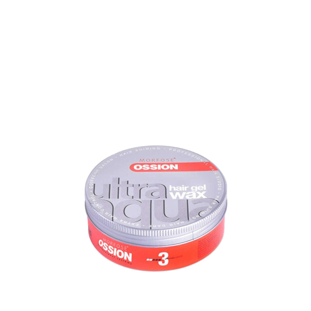 Morfose Ossion Ultra Aqua Jel Wax Kırmızı No:3 - 150ml Hair Styling Wax for Texture & Hold - Hair Styling