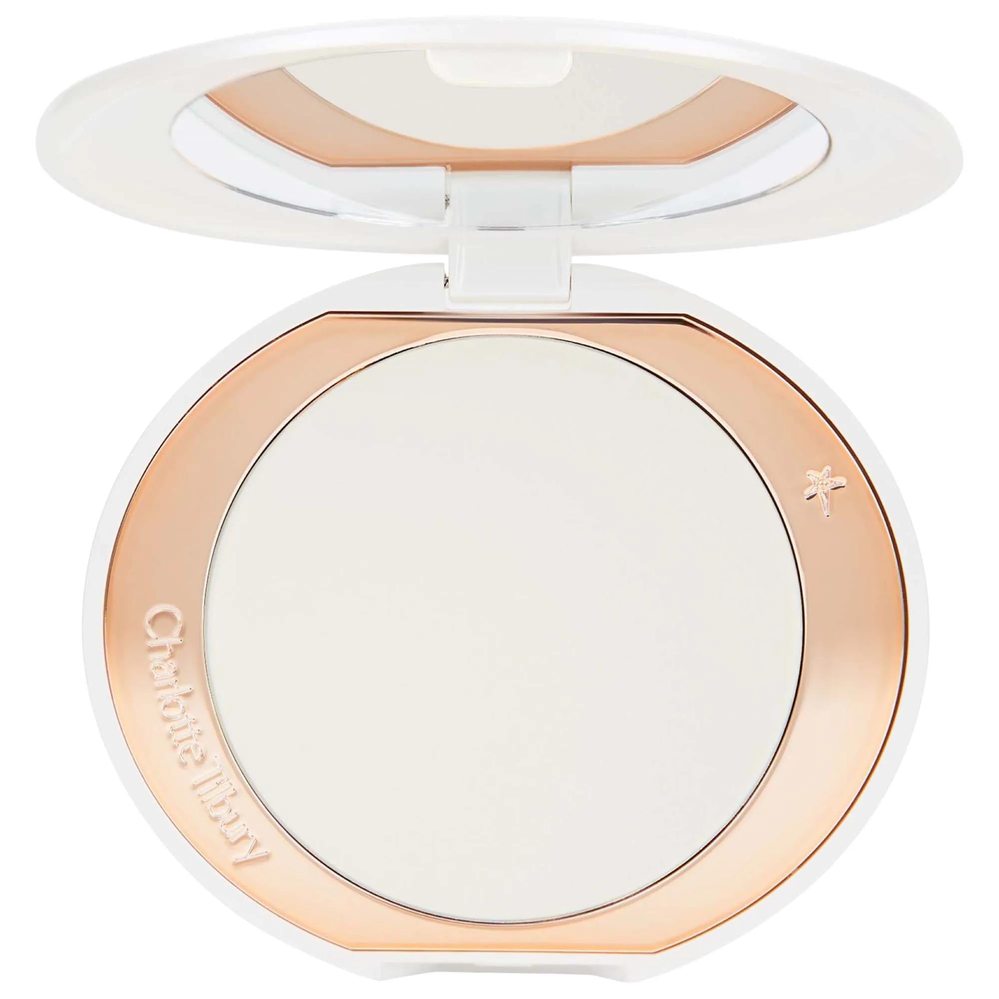 Charlotte Tilbury Refillable Airbrush Brightening Powder - Long-Lasting Makeup Setting for Flawless Finish Charlotte Tilbury Airbrush Brightening Powder - Flawless Makeup Setting airbrush brightening powder, long-lasting makeup setting powder, vegan collagen makeup, hyaluronic acid skincare makeup, vitamin C brightening powder, refillable makeup powder, cruelty-free makeup products, gluten-free cosmetics, makeup setting powder, flawless finish makeup, skincare-infused makeup, brightening powder, vegan makeu