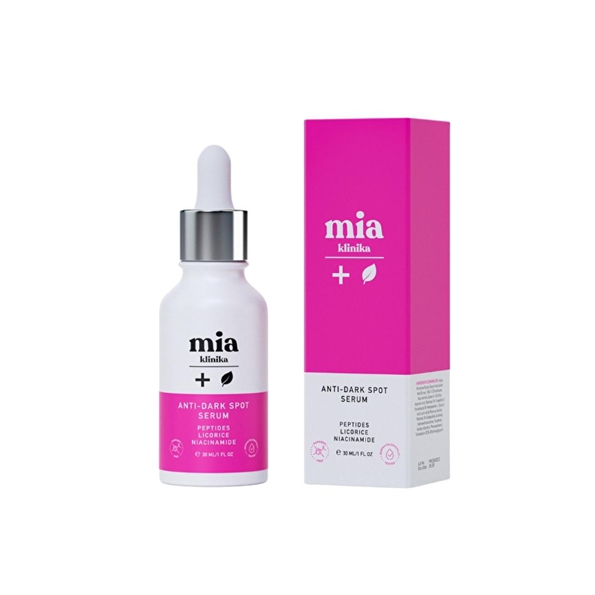 Mia Klinika Anti-Spot Serum for Skin Toning - Brightens, Evens Tone, 30ml Mia Klinika Anti-Spot Serum - Brightens & Evens Skin Tone anti-spot serum, skin toning serum, Vitamin C serum, Licorice Root Extract benefits, Niasinamid skin benefits, hyperpigmentation treatment, dark spot remover, even skin tone, skincare, cosmetics, beauty products, hyperpigmentation solution, brightening serum, skin brightening, glow up, radiant skin