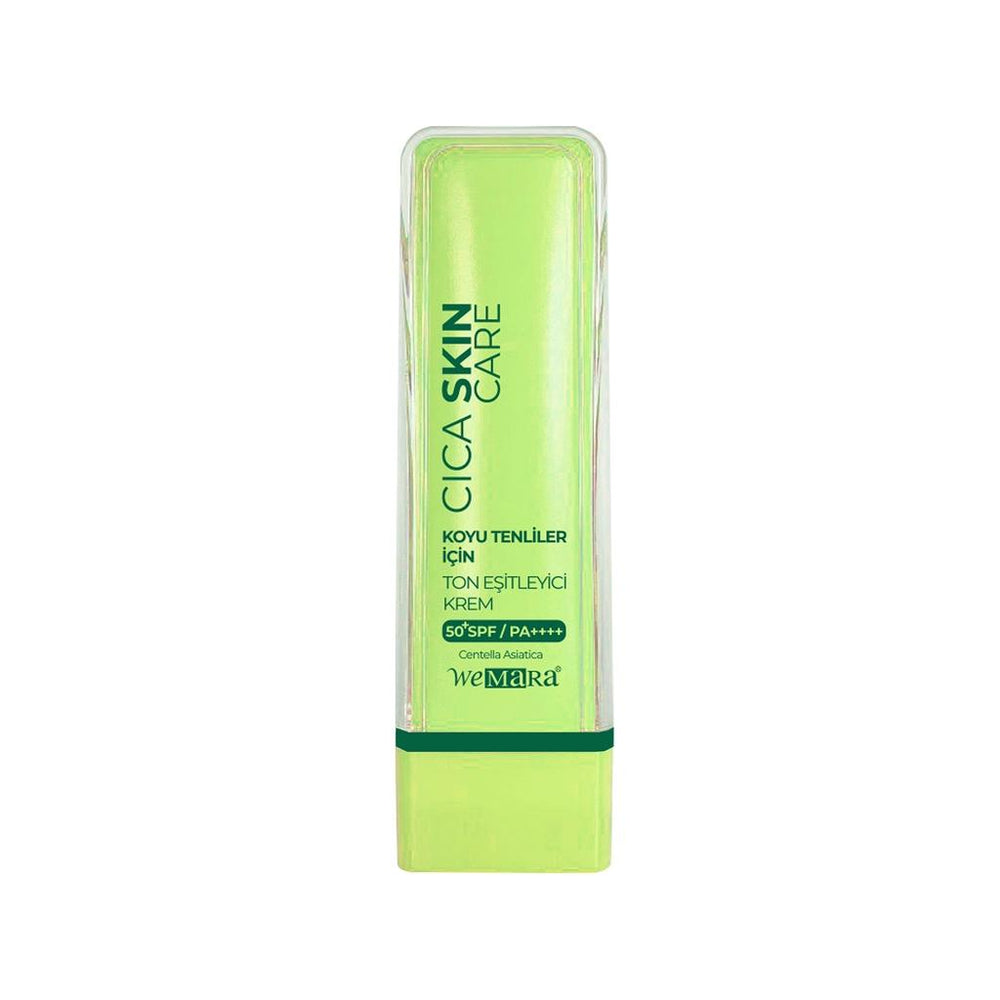WeMara SPF 50+ Tinted Sunscreen Cream for Dark Skin Tones 50ml