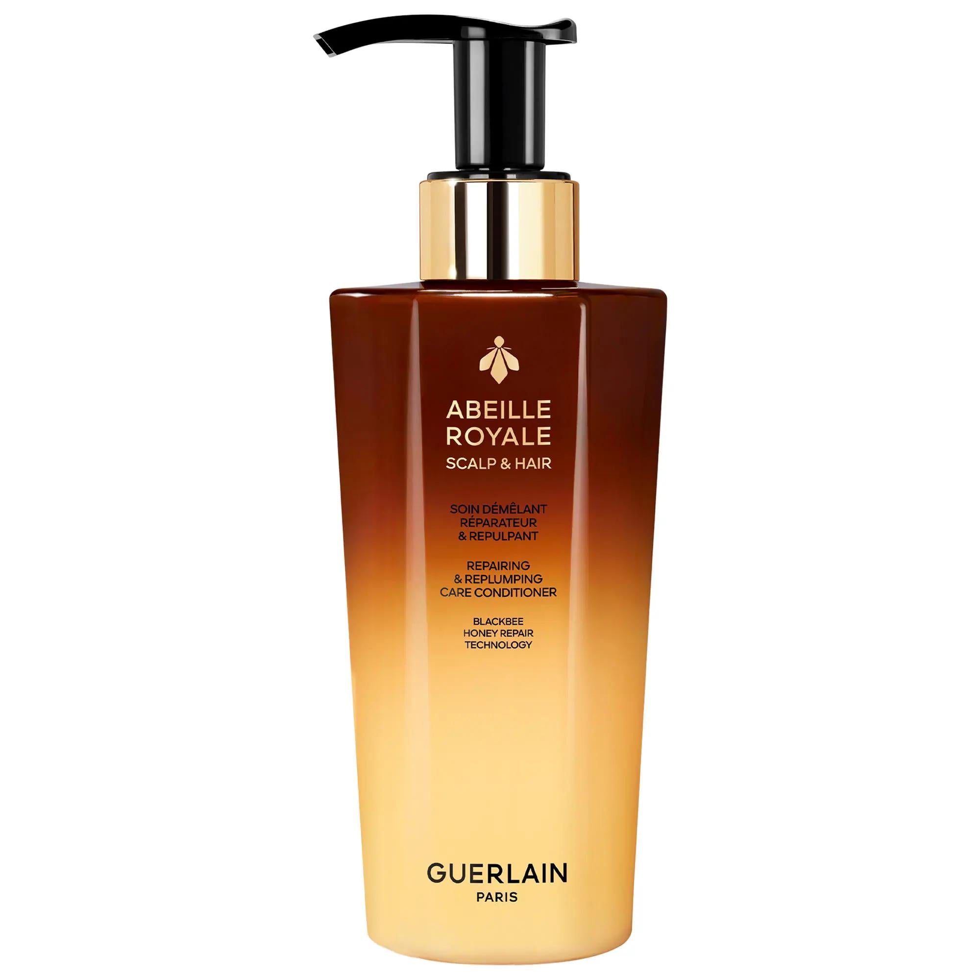 GUERLAIN Abeille Royale Repairing & Replumping Care Conditioner - Nourishing, Non-Greasy Hair Conditioner for All Hair Types GUERLAIN Abeille Royale Conditioner - Nourishing Hair Care Hair Conditioner, Non-greasy hair care, Natural hair nourishment, Cruelty-free cosmetics, Repairing hair products, Abeille Royale, GUERLAIN, Hair care for all types, Nourishing conditioner, Luxury hair care, Blackbee Honey Repair Technology