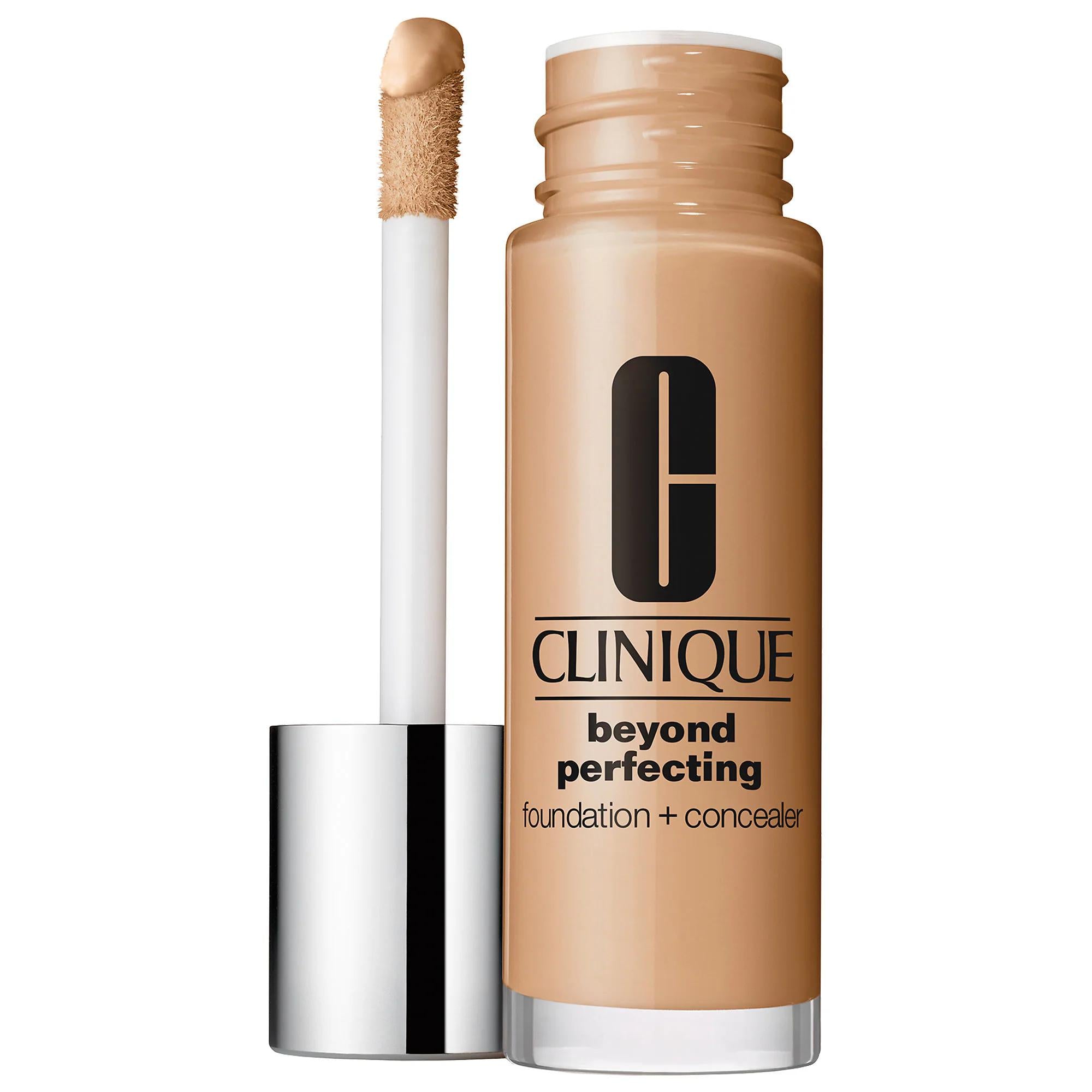 Clinique Beyond Perfecting Foundation + Concealer - Oil-Free, Full-Coverage Makeup for All Skin Types Clinique Beyond Perfecting Foundation - Oil-Free & Full Coverage oil-free foundation, full-coverage concealer, long-lasting makeup, fragrance-free cosmetics, dermatologist-tested products, Clinique, makeup for all skin types, natural matte finish, non-comedogenic, 24-hour wear, sensitive skin friendly, sulfate-free, paraben-free, phthalate-free