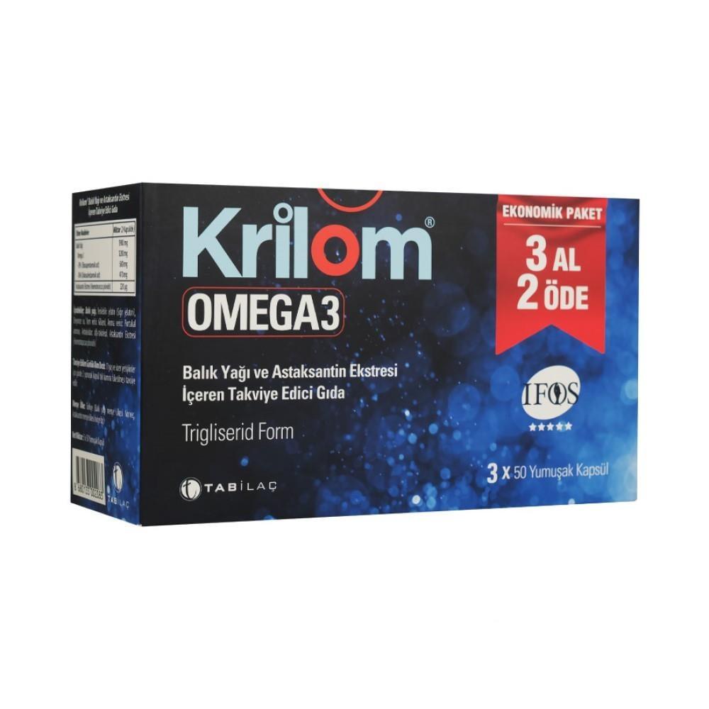 Krilom Omega-3 Dietary Supplement with Astaxanthin - Fish Oil Capsules for Heart Health Support - image 2
