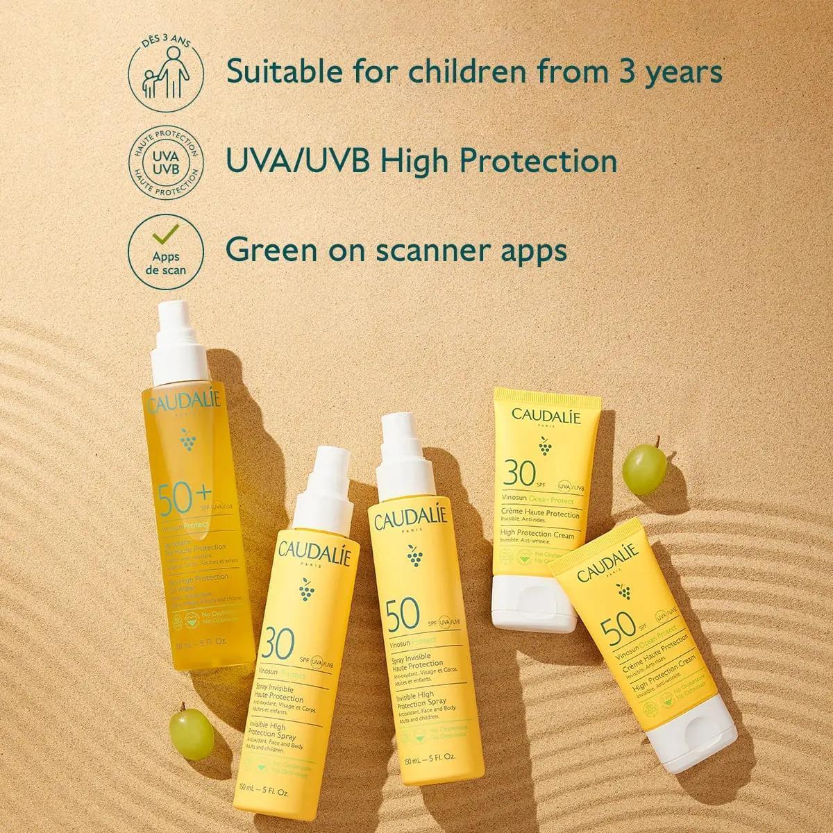 caudalie vinosun high protection cream spf 30, caudalie full size sunscreen cream, sun protection cream with anti-aging benefits Caudalie Vinosun High Protection Cream - SPF 30 | 50 ml Caudalie Vinosun SPF 30 Cream - High Protection caudalie, sunscreen, spf-30, skincare, high-protection, eco-friendly, lightweight, fragrance-free, anti-aging, ai-generated