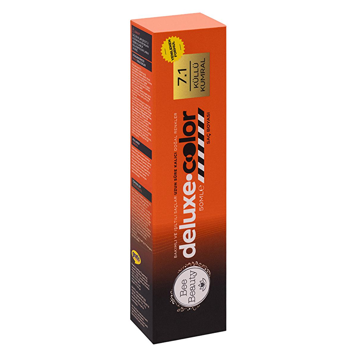 Bee Beauty 7.1 Küllü Kumral Hair Dye - 50ml Tube, Ammonia-Based, Phenylenediamines Bee Beauty 7.1 Küllü Kumral Hair Dye - 50ml hair dye, saç boyası, Küllü Kumral, 7.1 hair color, ammonia-based hair dye, phenylenediamines hair dye, beauty products, hair care, hair color, cosmetic products