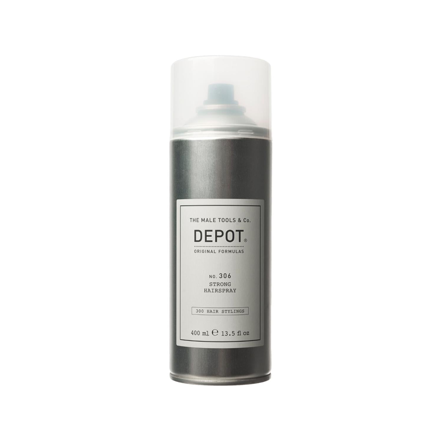 Depot No. 306 Strong Hairspray - Yüksek Tutuşlu Saç Spreyi 400ml - High Fixation Hair Spray for Long-Lasting Style Depot No. 306 Strong Hairspray - 400ml High Fixation Strong hold hairspray, High fixation hair spray, 400 ml hairspray, Depot No. 306 hairspray, Yüksek Tutuşlu Saç Spreyi, Long-lasting hairstyle, Hair styling products, Hair care, Strong hold, High fixation, 400ml, Depot, Hairspray for active lifestyle, Humidity-resistant hairspray, Long-lasting style, Generous volume, Value for money, Special o