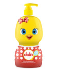 Dalin Gentle Baby Shampoo with Fun Designs - Hypoallergenic & Dermatologically Tested, 16.91 fl oz Dalin Baby Shampoo - Gentle & Fun baby shampoo, hypoallergenic baby care, gentle baby shampoo, dermatologically tested baby products, fun baby bath products, baby bath time, sensitive skin care, pH balanced baby products, water conservation, baby care essentials