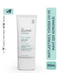The Purest Solutions SPF50+ Matte Finish Sunscreen for Oily Skin - Water Resistant, UVA & UVB Protection SPF50+ Matte Finish Sunscreen for Oily Skin SPF50+ sunscreen, matte finish sunscreen, sunscreen for oily skin, UVA and UVB protection, water resistant sunscreen, oily skin care, sun protection, matte finish, The Purest Solutions, cosmetic, skincare, sun care, outdoor activities, beach essentials, hiking gear, daily sun protection