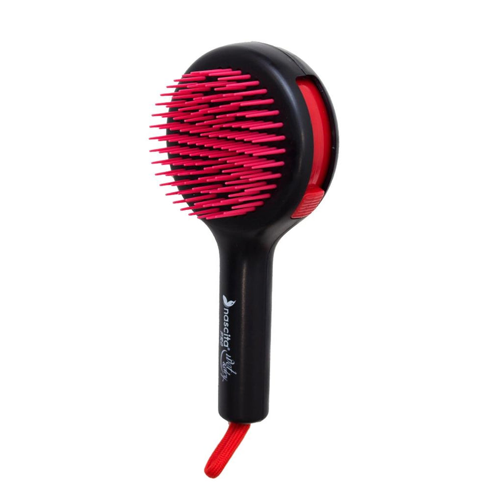Nascita Compact Folding Hair Brush with Mirror
