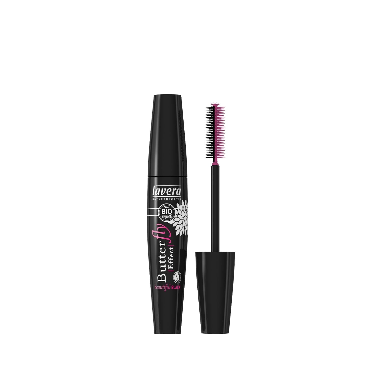 Lavera Butterfly Effect Mascara Beautiful Black - Natural & Organic Black Mascara for Enhanced Eyelashes Lavera Butterfly Effect Mascara - Natural Black Mascara Lavera Mascara, Natural Mascara, Black Mascara, Organic Mascara, Butterfly Effect Mascara, Lavera Cosmetics, Natural Cosmetics, Organic Cosmetics, Eye Makeup, Eyelash Enhancement, Beauty Products, Makeup Essentials, Cosmetic Products