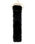 Eklips Faux Fur Pull-Through Scarf in Black