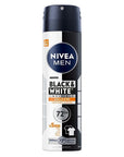 Nivea Men Men's Deodorant Spray, Anti-Perspirant Protection for Up to 72 Hours, Stain-Free, Dermatologically Tested - 5.07 fl oz Nivea Men Deodorant Spray - 72 Hour Protection men's deodorant spray, anti-perspirant deodorant, long-lasting deodorant, odor protection, stain-free deodorant, Nivea Men, dermatologically tested, ethyl alcohol-free, personal care, grooming, hygiene, men's grooming, confidence, freshness